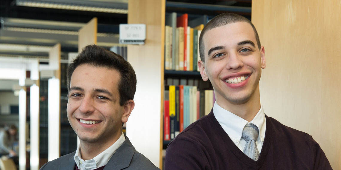 Homeless Health and Nursing founders, Marcus Henderson (Nu'17) and Ian McCurry (Nu'17)